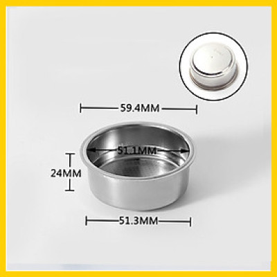 Giỏ Lọc Hai Lớp 51mm | Pressurised dual wall filter baskets