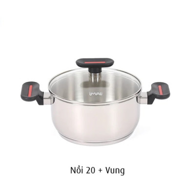 Bộ 5 nồi chảo iNox không chống dính