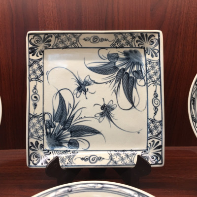 Bộ 12 Sản Phẩm Vẽ Chuồn Chuồn Cao Cấp Bát Tràng