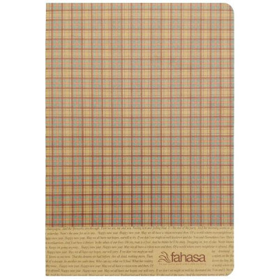 Combo 5 Tập Sinh Viên Caro Vintage Kẻ Ngang Có Chấm 200 Trang 60gsm - Fahasa 02 (Mẫu Sản Phẩm Giao Ngẫu Nhiên)