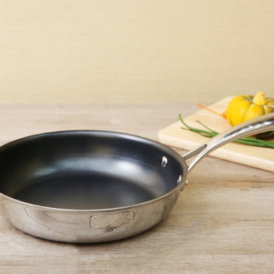 CHẢO INOX CAO CẤP 2 LỚP ĐÁY LIỀN TRI-MAX 20CM