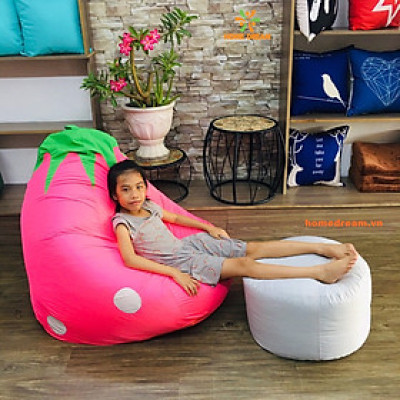 Ghế Lười Home Dream Strawberry Medium Micro