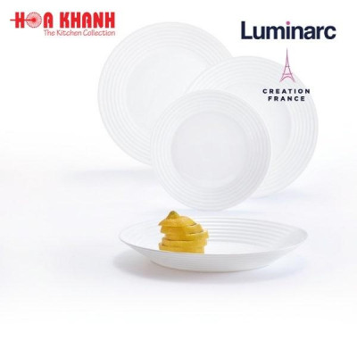Đĩa Thủy Tinh Luminarc Diwali Harena 25cm - bộ 6 đĩa - L1839