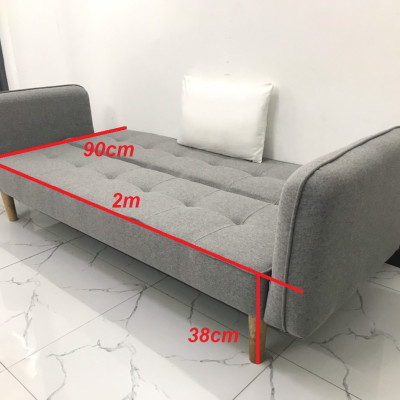 Cả bộ sofa bed L sofa giường tay vin phòng khách salon sivali08 sopha