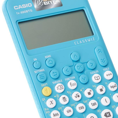 Máy Tính CASIO FX-880BTG - Màu Xanh Biển + 2 Bút Bi Pilot BP-1RT - Mực Xanh