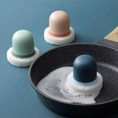 Set 2 Miếng Bọt Xốp Rửa Chén Đa Năng Có Tay Cầm - Dễ Dàng Vệ Sinh Bát Đĩa - HÀNG CHÍNH HÃNG MINIIN