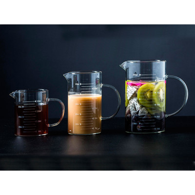Cốc Thủy Tinh Có Vạch Chia Định Lượng 350ml, 500ml, 1000ml