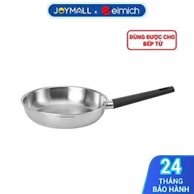 Chảo sâu lòng inox nguyên khối Elmich Basic EL-2842IN nhiều size, Hàng chính hãng, bắt từ nhanh mọi bếp - JoyMall