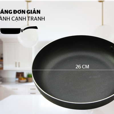 Chảo Trơn Sunhouse CT26 - Hàng Chính Hãng