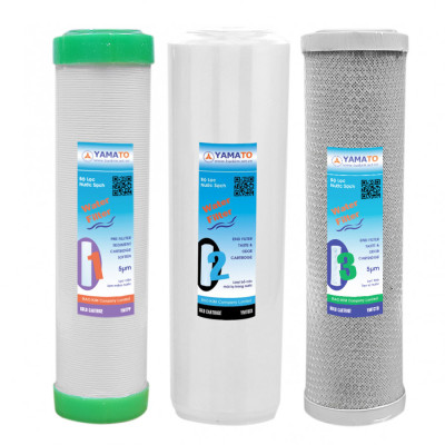 Combo 3 lõi lọc nước yamato 1,2,3 - 10 inch
