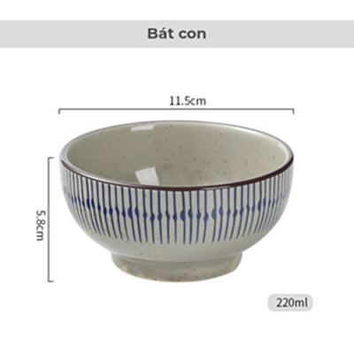 Bán lẻ bộ bát đĩa men tiêu cổ GOSU tráng men cao cấp