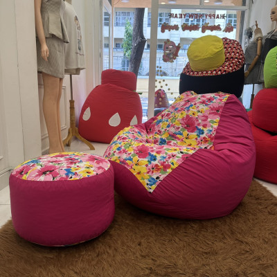 Bộ Ghế Lười K-Bean Hoa Ngủ Sắc