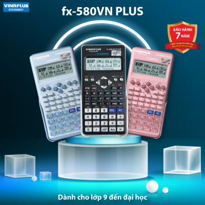 [Hàng Bán Chạy] Máy tính học sinh Fx-580VN PLUS Bảo Hành 7 Năm