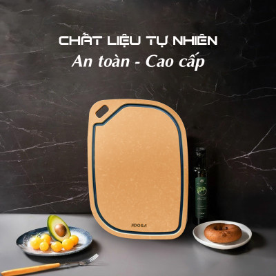 Thớt sạch sợi gỗ tự nhiên JIDOSA JD3830, an toàn, chống trầy xước , chống cong vênh dùng được trong máy rửa chén đa năng