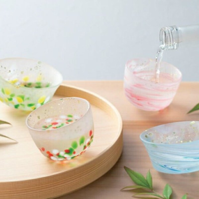 Bộ ly Aderia Sake Rabbit & Wave - 2 cái
