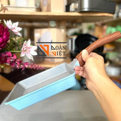 Chảo chống dính - Chống đúc men đá xanh - SỬ DỤNG ĐƯỢC BẾP TỪ. ATSK. Chiên trứng, bít tết, bánh xào Nhật. Chuyên phục vụ