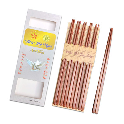 Đũa Gỗ Cao Cấp - Đũa Gỗ Cẩm Lai Trơn - Đồ Gỗ Nhà Bếp Thương Hiệu Trường Sơn
