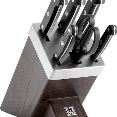 Bộ Dao Tự Mài ZWILLING GOURMET 7 Món, Chất Liệu Thép Không Gỉ Bền Đẹp, Nhập Đức, Hàng Chính Hãng