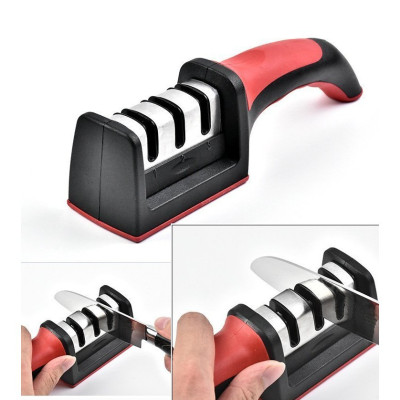 Dụng cụ dài dao có cáng dài cầm tay 3 rãnh mài đa năng