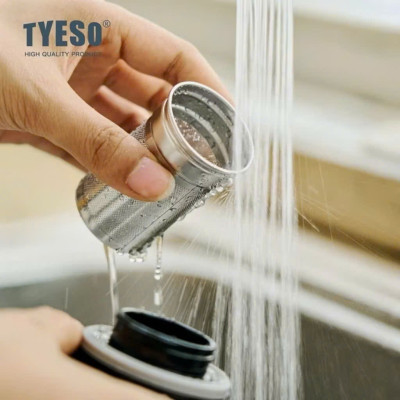 Bình trà giữ nhiệt TYESO TS-8877 1000ml có lọc trà , Hàng chính hãng 