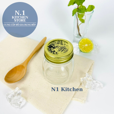 Hũ thủy tinh nắp vặn 150 ml Bormioli Rocco nhập Ý - Hàng Chính Hãng
