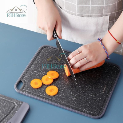 Thớt nhựa kháng khuẩn Lock&Lock Black Marble 3 size CKD006 CKD007 CKD008 CKD009S2- Màu đen