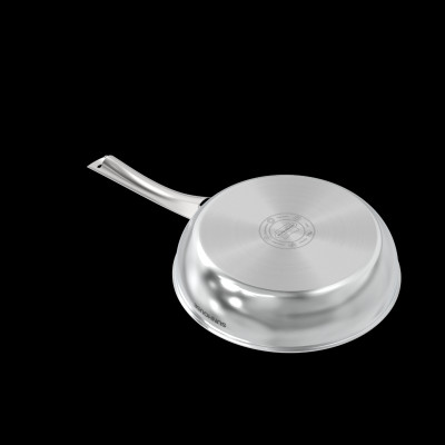 Chảo Inox liền khối Sunhouse Healthy IN20M7E - IN24M7E - IN26M7E - Dùng cho mọi loại bếp
