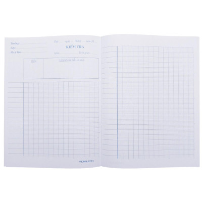 Giấy Kiểm Tra Kẻ 4 Ly Ngang Dạng Vở A5 - Campus TPN-A5LY30 (30 Tờ Đôi)