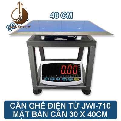 Cân Ghế Điện Tử JWI-710 - Mặt Bàn Cân 300x400MM