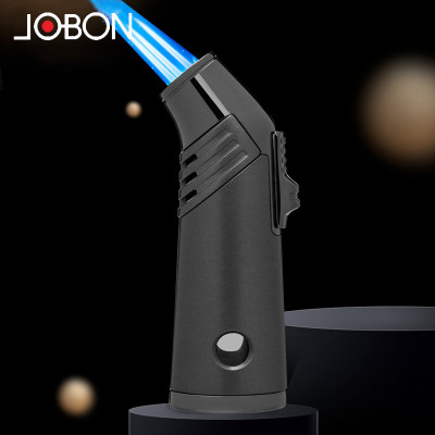 Vỏ Hột Quẹt Bật Lửa Gas Jobon ZB-202 Khò Mỏ Vịt 3 Tia Nhìn Thấy Gas - Màu Ngẫu Nhiên