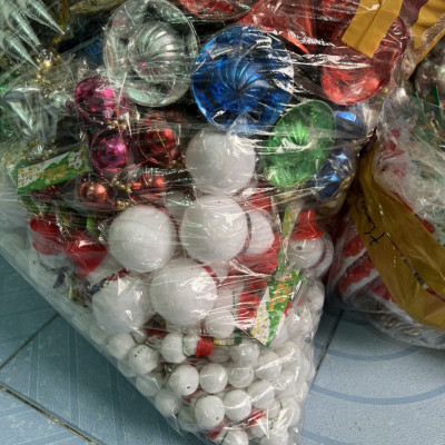 Combo Gói phụ kiện  trang trí cho cây noel cao 2m1 - 3m