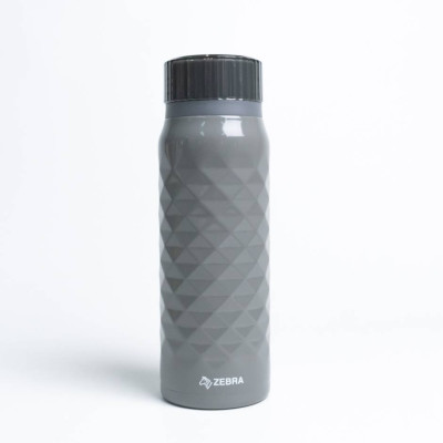 BÌNH GIỮ NHIỆT INOX DIAMOND 0.5L ZEBRA - 112638 (Màu Xám)