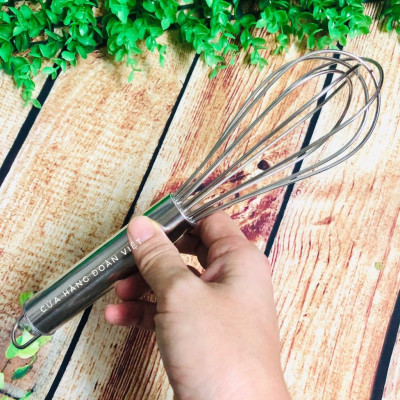 Cây Đánh Trứng, Trộn Bột Inox - Size 10. Chuyên phục vụ Sp Gia dụng, Khuôn làm bánh, Dụng cụ học Sinh, Nhà hàng, Quán ăn