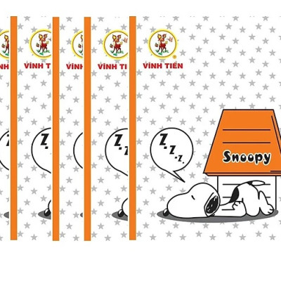 Lốc 5 Tập Snoopy 4 Ôly 200 Trang - Mẫu Ngẫu Nhiên