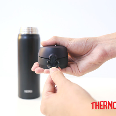 Bình giữ nhiệt Nhật Bản inox Thermos nút bấm 500ml JNL 502 SBR (JNL - 500/2) - Hàng chính hãng