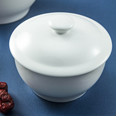 Thố tiềm Thố hầm gà bằng sứ hàng Long Phương
