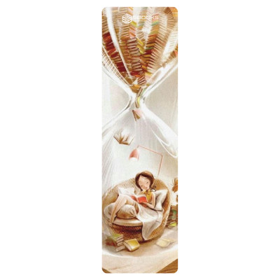 5 Cái Bookmark Kẹp Sách, Dấu Trang Hoạ Tiết Cô Gái Đọc Sách  - SBOOKS
