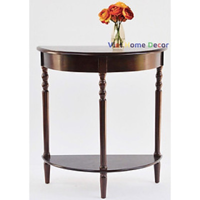 Bàn Console Bán Nguyệt Chân Tiện Màu Nâu 4403 - Thương hiệu Viet Home Decor