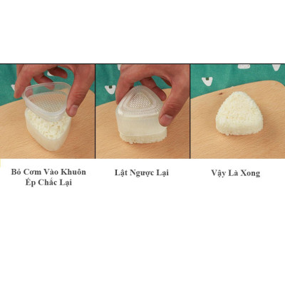 Khuôn Làm Cơm Tạo Hình Cực Cute Tiện Lợi