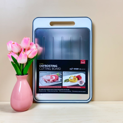 Thớt rã đông LocknLock CSC411, Hàng chính hãng, mặt nhôm rã đông, mặt nhựa kháng khuẩn - JoyMall