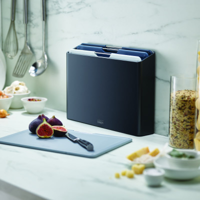 Bộ thớt cao cấp Joseph Joseph - 002089 Folio 4-piece Chopping Board Set Large Grey