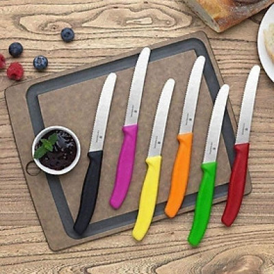 Dao gọt Victorinox 11cm Swiss Classic coltello tavola, set 6 colori 6.7839.6G