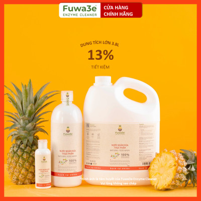 [Can 10L tiết kiệm] Nước ngâm rửa rau củ quả enzyme sinh học từ vỏ dứa Fuwa3e 10L