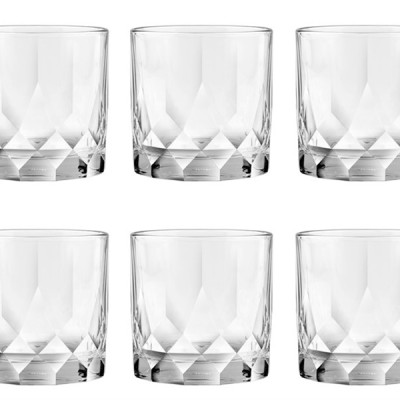 Bộ 6 Cốc thủy tinh Connexion Double Rock – P02807 – 350ml