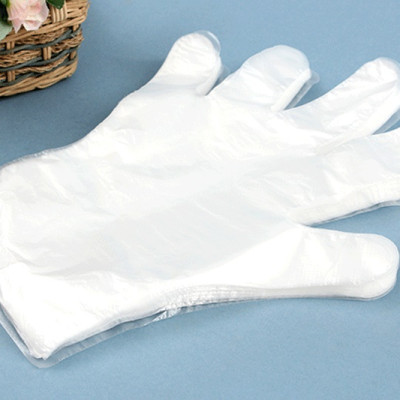 Combo set 04 miếng cọ xoong nồi lót mút 50g + set 50-70-100 chiếc găng tay nilon - made in Japan