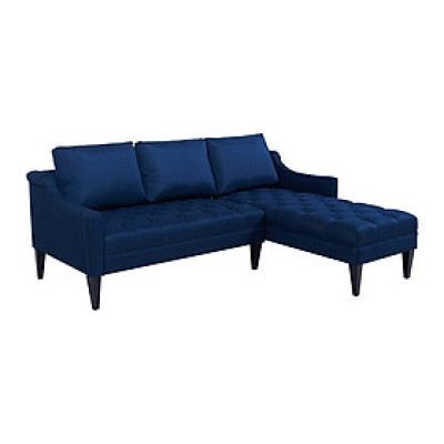 Sofa Juno L-Concept 2017 Sleeper Couch 280 x 150 x 80 cm (Xanh dương)