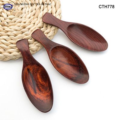 Muỗng xúc trà gỗ trắc siêu sạch (HAHANCO) Hữu dụng cho bạn mỗi khi thưởng trà - CTH778