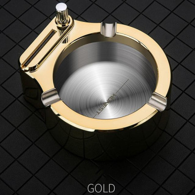 Vỏ Hột Quẹt Bật Lửa Diêm Xăng Kiêm Gạt Tàn 2 Chức Năng Đẹp Độc Lạ Honest BCZ - Giao Màu Ngẫu Nhiên