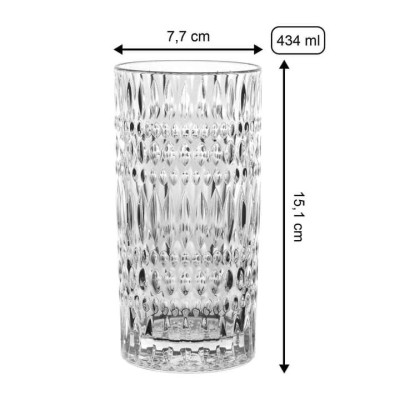 BỘ 12 CỐC PHA LÊ NACHTMANN ETHNO LONGDRINK Hàng chính hãng