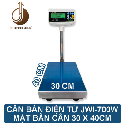 Cân Bàn Điện Tử JWI-700W - Mặt Bàn Cân 300x400MM